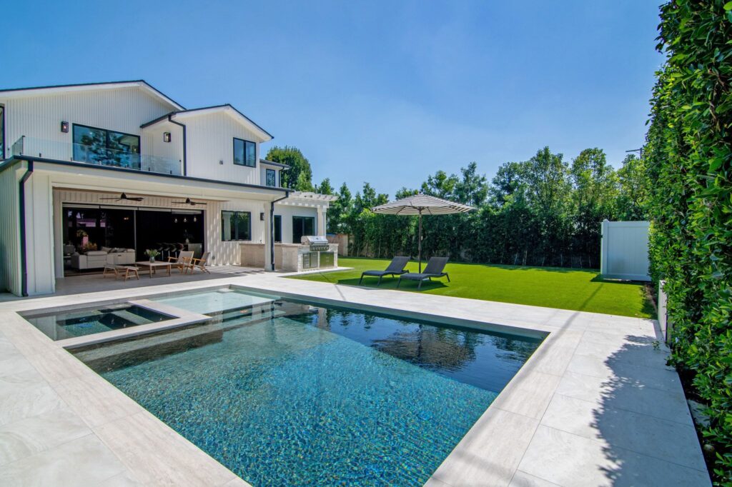Greenbush Sherman Oaks remodel - new pool and spa