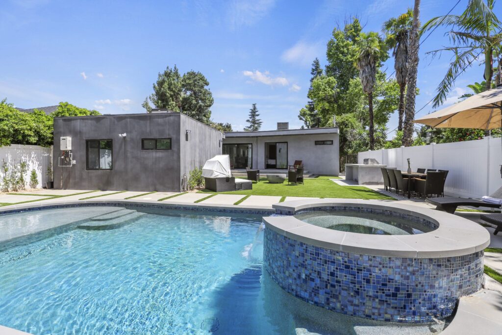 Sunnyslope Sherman Oaks remodel - pool and spa